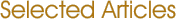 Selected Articles